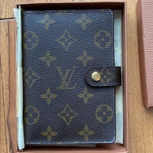 Authentic Louis Vuitton agenda / notebook cover